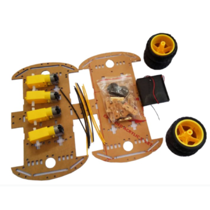 4 Wheel Smart Car Set chassis[1 pcs]