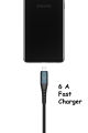 Asta WOLF Hyper | USB to Type C | 100cm Braided | Flexible | Ultra Fast Charging Data Cables | 6A Current | 120W Output |. 