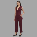 Women Wrap Jumpsuit (Brown) PRIME DOKO. 