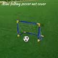 Indoor Mini Folding Football Soccer Ball Goal Post Net Set+Pump Kids Sport Outdoor Home Game Toy Child Birthday Gift Plastic. 