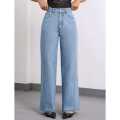 Soft Straight Denim Jeans For Women. 