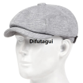 Difutagui Spring autumn Versatile Newsboy Caps Men Flat Peaked Cap Women Fashion Painter Beret Hats Retro artist Hat Bone Octagonal Caps gorras. 