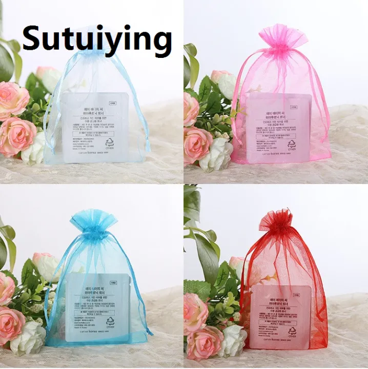 Sutuiying%20transparent%20bag%2010/50pcs%20tulle%20packaging%20transparent%20Organza%20Drawstring%20Bag%20Jewelry%20Mesh%20Gift%20Pouches%20Container%20Drawstring%20Bags%20Gauze%20Bag%2050%25%20-%20Image%204