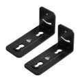 NCANRUI 2Pcs Soundbar Stand Universal Anti-Slip Metal Sound Bar Wall Mounting Holder for Home. 