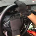 Wenefang Summer Sunscreen Spandex Gloves Women Men Thin Mittens Sun Protection White Black Etiquette Short Stretch Dressy Dance Gloves. 
