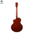 Manaslu MG5 Semi - Acoustic Guitar With Package | Semi Acoustic Guitar For Beginners | Glossy Body Acoustic Guitar. 