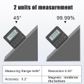 Digital Protractor Inclinometer Level Angle Meter Measuring Angle Meter Magnet 90 Degree Ruler. 