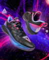 PEAK Men Andrew Wiggins AW Talent 1 Basketball Shoes BLACK/ POWDER ROSE ET42737A. 