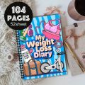 High Quality Fitness Tracker Weight Loss Plan Book 12 Weeks Wellness Planner Fitness Journal 104 Pages Goal Setting Diet Meal Notepad Health. 