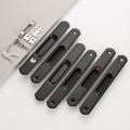 New Stainless Steel Sliding Door Lock Invisible Embedded Lock Door Handle Lock Durable Window Latch Sliding Door. 