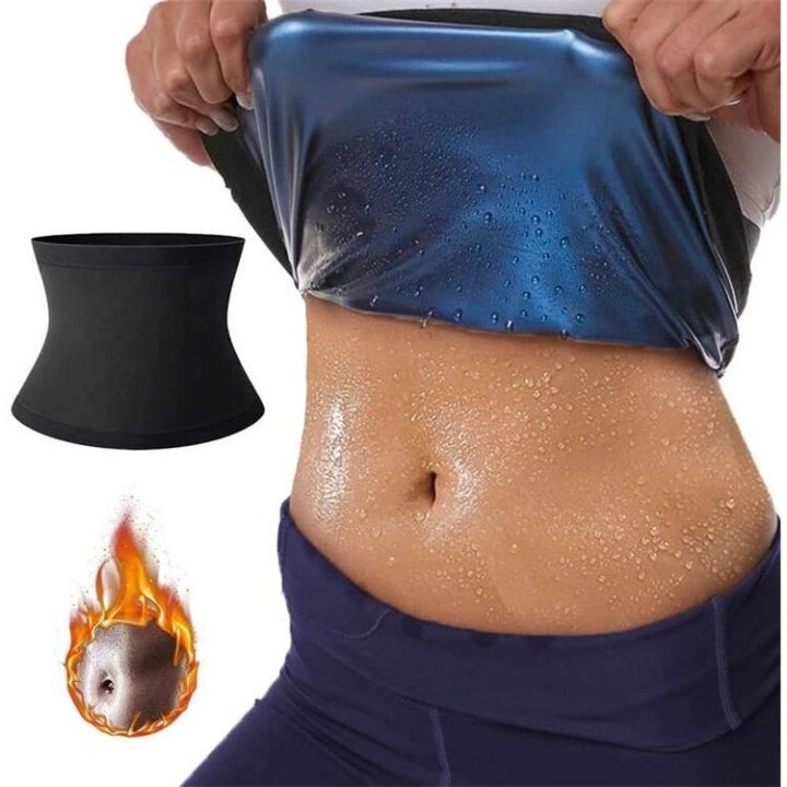 Unisex Sauna Slimming Belt Belly Cover Training Belt Corset Sweat Fat Burning Body Shaper for Weight Loss