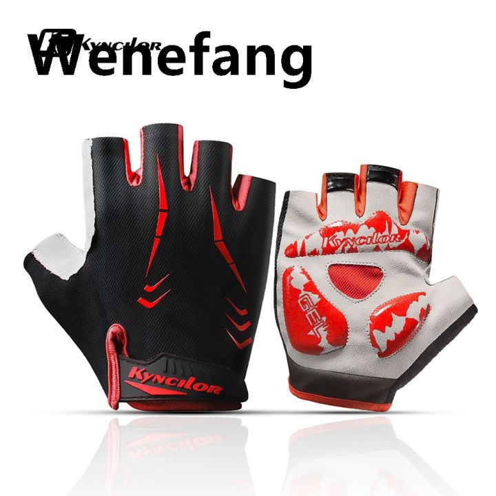 Wenefang Kyncilor Cycling Gloves Fingerless Riding MTB Bike Bicycle Glove Thermal Warm Motorcycle Winter Autumn Women Men Dropshipping