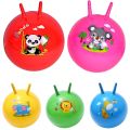 45CM High Elasticity Outdoor Sports Jump Games with 2 Handles Bouncing Balls Kids Space Hopper Hop Ball Inflatable Toys. 