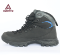 High-top hiking shoes. 