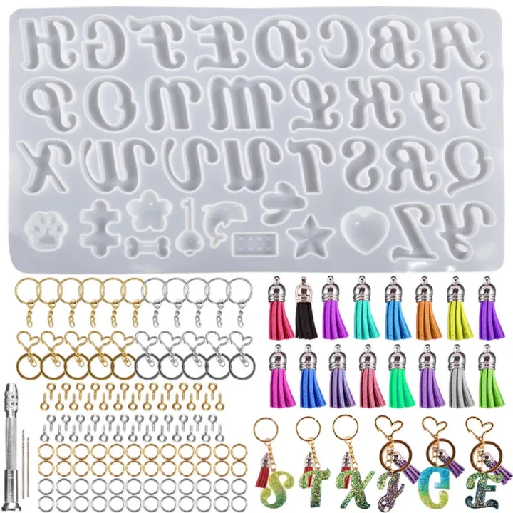 Epoxy%20Resin%20Keychain%20Making%20Set%20Drop%20Glue%20Ornament%20Molds%20Silicone%20Molds%20Kit%2026%20Letters%20Alphabet%20Molds%20Casting%20Molds%20-%20Image%204