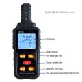 Handheld 3-in-1 Digital Radiation Dosimeter Electric Field Magnetics Field Temperature Multifunctional Detector Home Office Radiation Tester Sound Light Alarm LCD Display with Backlight. 
