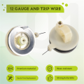2 Pcs Trip Wire on Reusable Reel (85ft),Trip Wire for Perimeter Trip Alarm 12 Gauge and Trip Wire Alarm. 