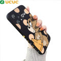 UCUC for Realme 9 Pro / OnePlus Nord CE 2 Lite 5G Back Cover Cheese Mouse Soft Thin Liquid Silicone Phone Case. 
