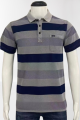 "Men's Dual-Tone Split T-Shirt with Half Sleeves and Chest Pocket - Casual Comfort". 