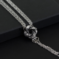 Xujiguanghui Movie Algerian Loveknot Necklace Vesper Lynd Casino Royale Bond Girl Love Knot Necklace Vintage Silver Plated Women Jewelry. 