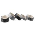 Art Tape Black Washi Tape White Washi Paper Scrapbook Tapes Decorative Tapes for DIY. 
