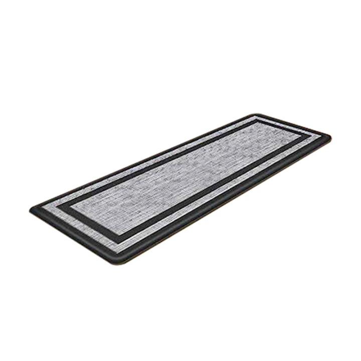 Anti-Fatigue and Anti-Skid Mats for Kitchen Floor Mats, Household Oil-Proof and Floor-Free Easy to Use Black