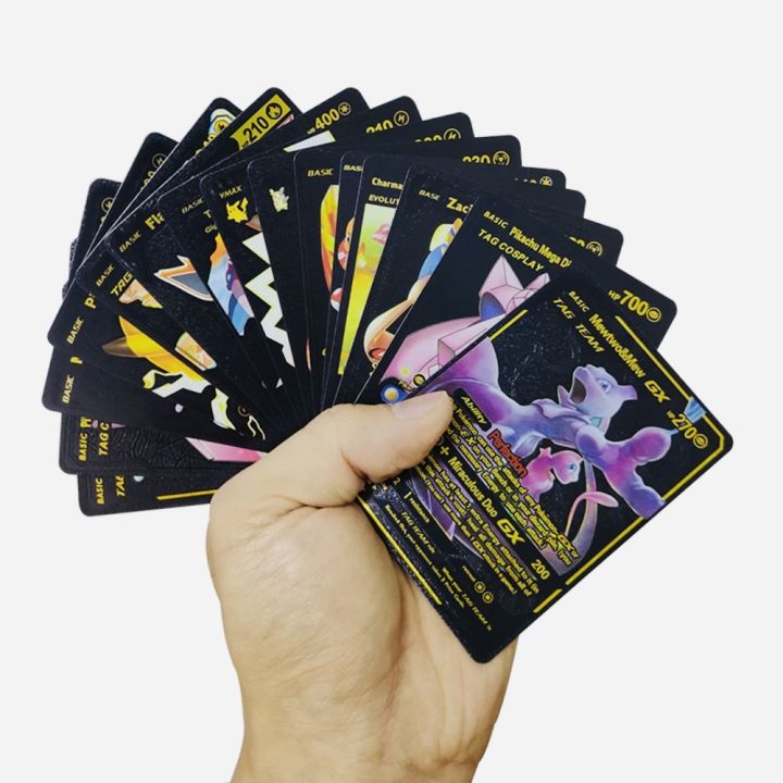 New Black Foil Rare Pokemon Cards | 55 Pieces in 1 Packet