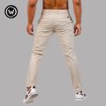 Wraon Light Cream Stretchable Premium Cotton Chinos For Men - Fashion | Pants For Men | Men's Wear | Chinos Pants |. 