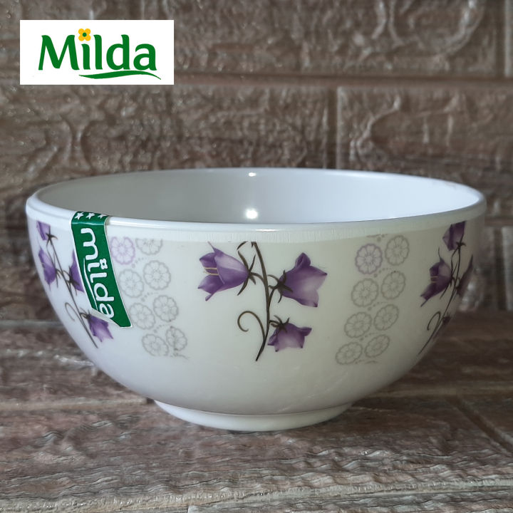 Milda Melamine Bowl 6 inch Deco 750 ml