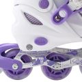 Adjustable Inline Roller Skates with Flashing LED Wheels – Durable PU Skating Shoes. 