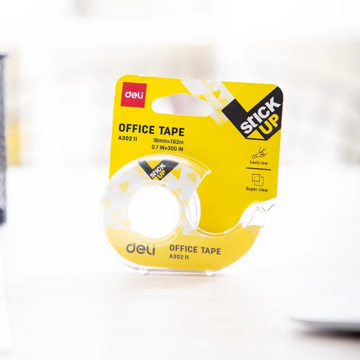Deli%20Super%20Clear%20Office%20Tape%2018mm%20x%207.62M%20EA30211%20-%20Image%206