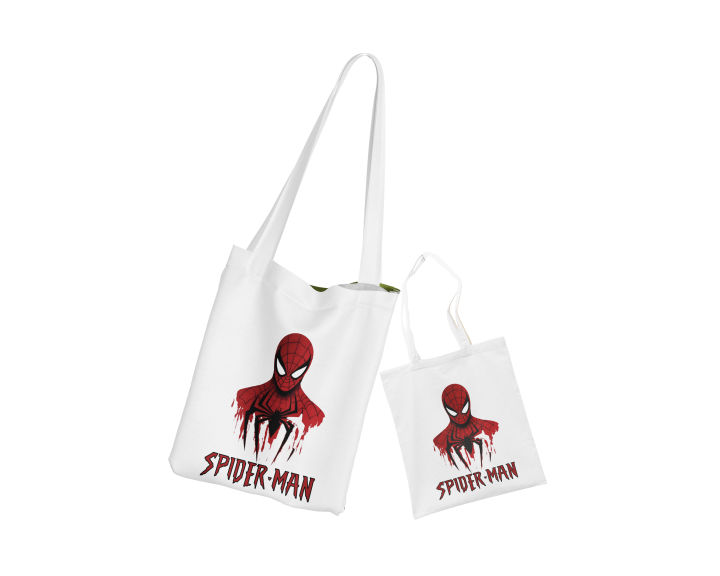 Spider%20Man%20Printed%20Cotton%20Tote%20Bag%20-%20Image%202