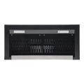 FABER Hood Cygnus IN 3D HC SC FL BK 60cm 1350m3/hr Ducted Auto Clean Wall Mounted Chimney with Odor Sensor (Black). 