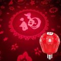 Wealth Lamp LED New Year Lantern Spring Festival Self Flashing Chinese Fuzi Light Bulb 2024 Automatic Atmosphere Lamp Home Decor. 