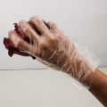 Disposable Transparent Food-Safe Clear Plastic Hand Gloves – 100-Piece Pack With Net Weight 60g For Hygienic Protection. 