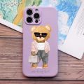 Funny Trendy Girl sports bear Phone Case For iPhone 15 PRO Max 13 12 Pro 11 Pro XR XS MAX X 6s 7 SE Case for iphonne 14 pro max. 