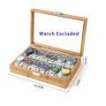 Pylon 3,6,10 12 Slots Bammboo Wooden Watch Collection Box Case Wrist Watch Storage Case for Women Men. 