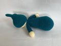 Knitted Dark-green Sleep Doll For Toddlers 11". 