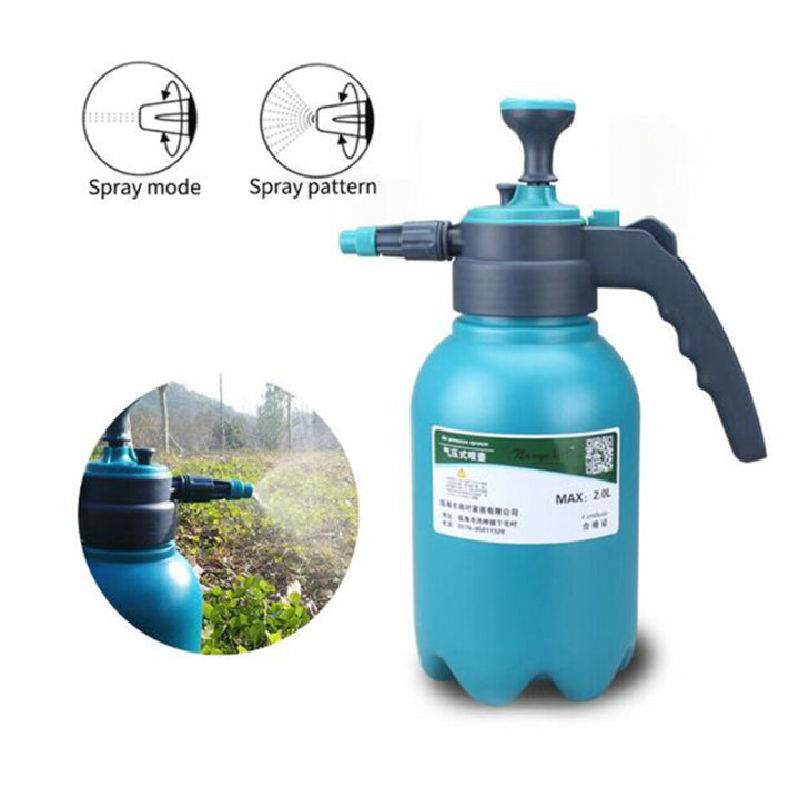2L Water Chemical Sprayer Pressure Garden Portable Handheld Spray Bottle