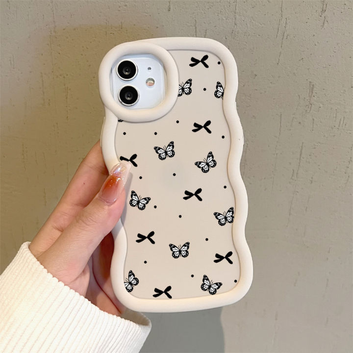 Hontinga%20for%20OPPO%20A5S%20A7%20A12%20A12S%20Back%20Cover%20Small%20Black%20Butterfly%20Pattern%20Luxury%20Soft%20Silicone%20Macaron%20Wave%20Mobile%20Case%20-%20Image%205