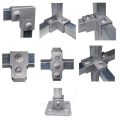 Rack 20x20mm Square Tube 30mmx30mm 25x25mm Three-way Square Connector Accessories Fixed Pipe Clamp Pipe Fixed Joint Outer Diameter: 20-21mm. 