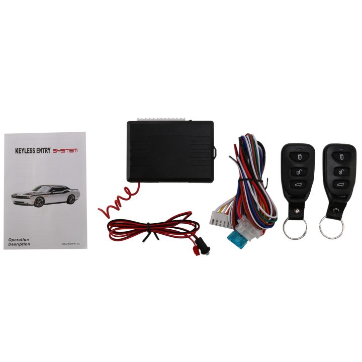 Car Alarm Central Kit Door Lock Keyless Entry System with Remote ... - Secure Keyless Entry Systems With Remote Monitoring