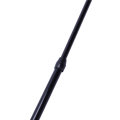 FORIDE 4X Extendable Telescopic Spring Loaded Net Voile Tension Curtain Rail Pole Rods,55-90cm,Black. 