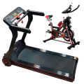 Home Use Electric Treadmill & Indoor Spin Bike COMBO - Complete Home Gym Set. 
