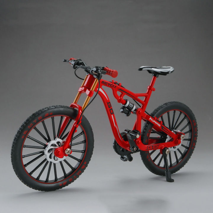 Bizzy 1:8 Scale Bicycle Toy Models Metal Diecast Shock Absorption ...