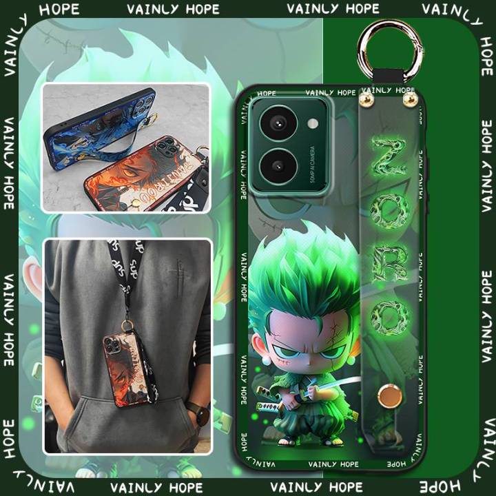 Soft case Cartoon Phone Case For Nokia HMD Pulse/Pulse+/Pulse Pro Wrist Strap Anti-dust protective Phone Holder Durable