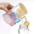3 Layers Baby Milk Powder Formula Dispenser Feeding Case Box Container Bottle, Milk Powder Divider. 