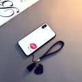 Compatible with Vivo X100 X90 Pro+ X50e X70 X60 X80 Pro Small Heart Glass Phone Case. 