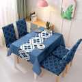 Pack Of 4 Seater Waterproof Table Cloth Dining Chair Covers Decoration Cover Table Cloth Home Party Decor. 