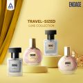 Engage Luxury Perfume Unisex Gift Pack for Men + Women, Travel Sized, Assorted Pack, Ideal Wedding Gift, Anniversary Gift, 100ml (25ml X 4). 